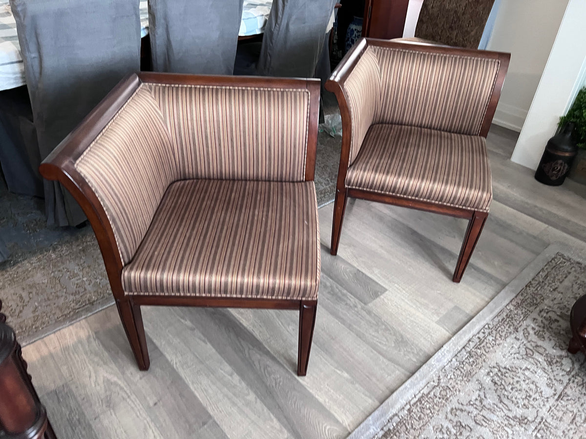 Pair of Bombay Company Square Chairs
