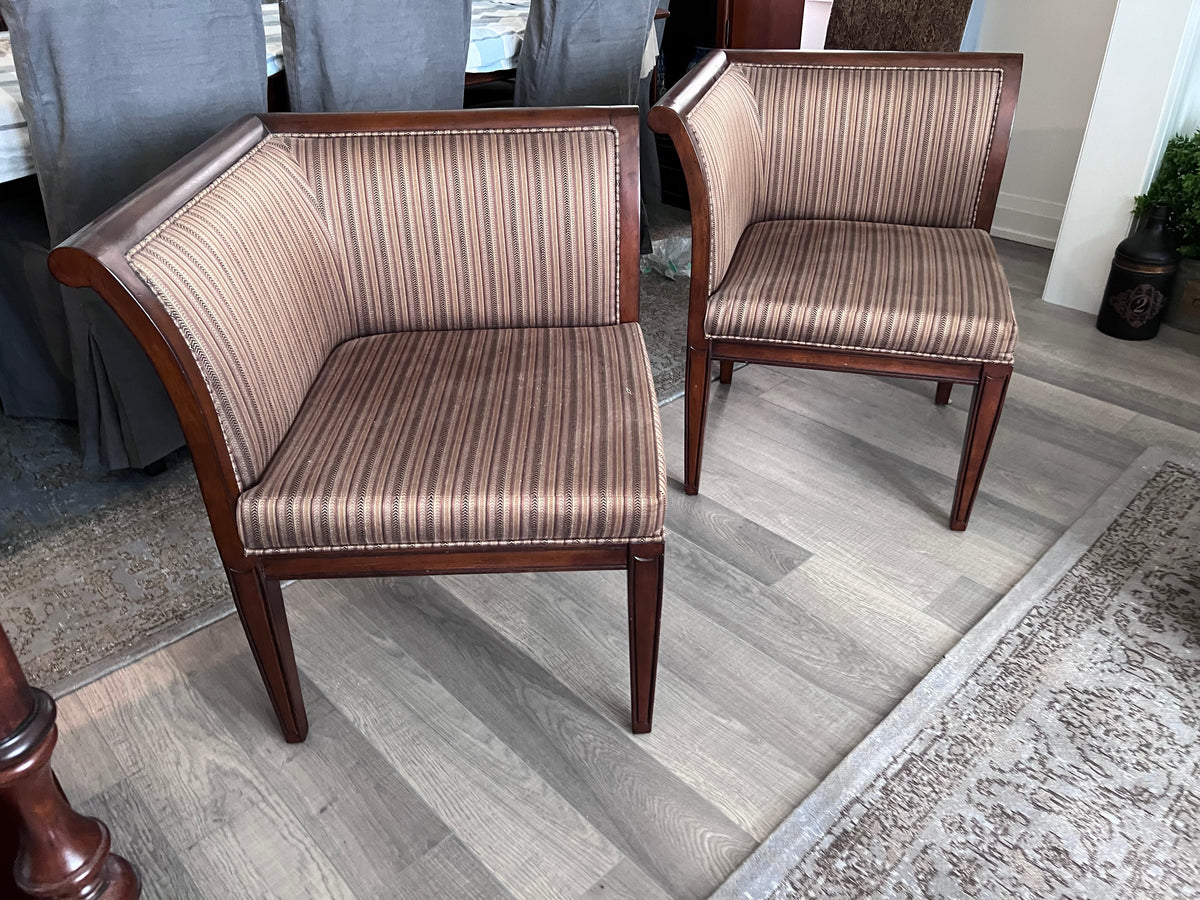 Pair of Bombay Company Square Chairs