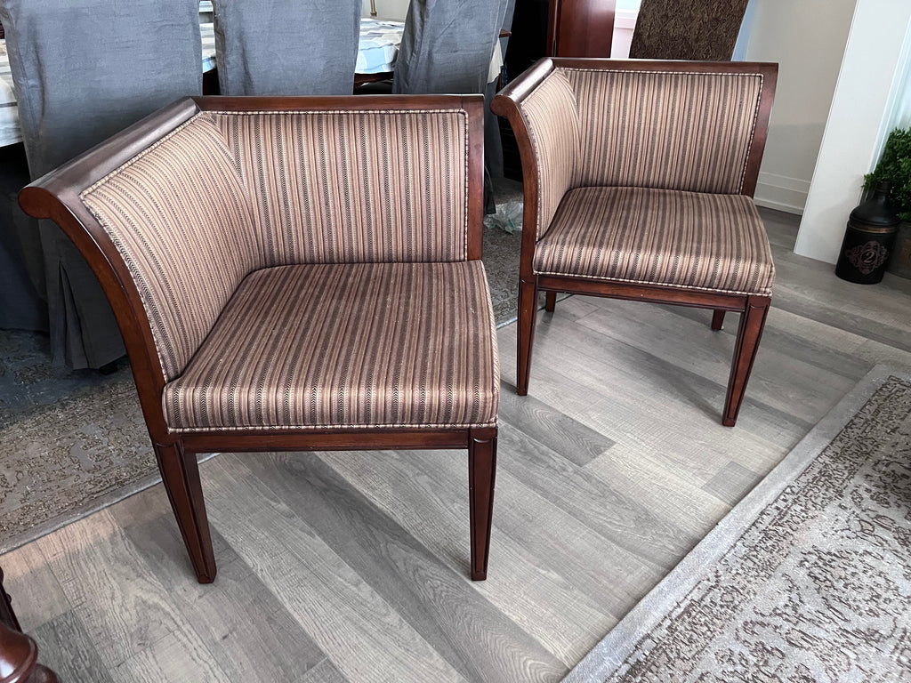 Pair of Bombay Company Square Chairs
