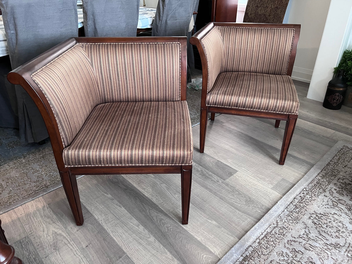 Pair of Bombay Company Square Chairs