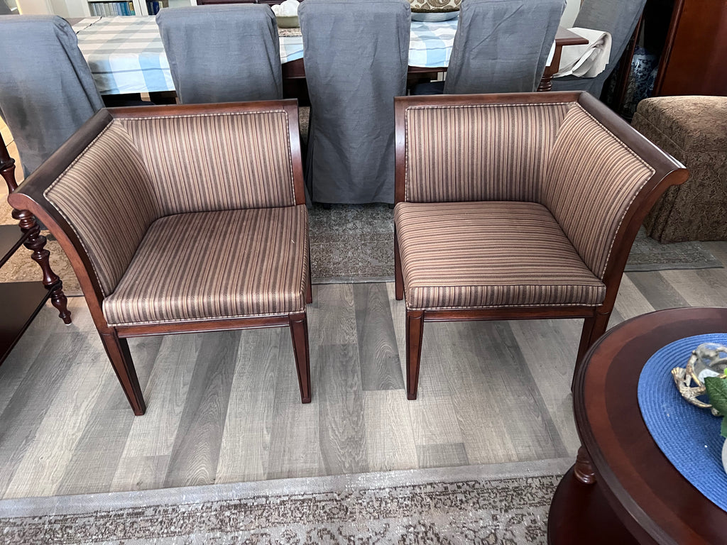 Pair of Bombay Company Square Chairs