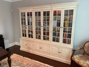 Ethan Allen Villa Triple Library Bookcase (*Retail- $12,000)