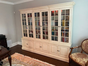 Ethan Allen Villa Triple Library Bookcase (*Retail- $12,000)
