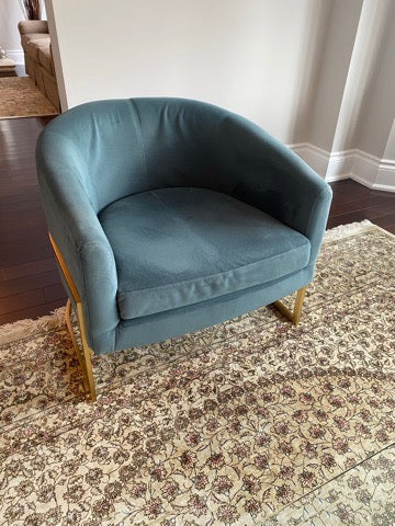 Corbins Barrel Chair, Bella Jasper (*2 Available)