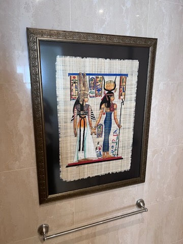 Egyptian Art on Papyrus Paper # 3