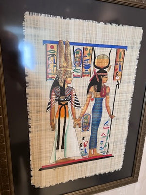 Egyptian Art on Papyrus Paper # 3