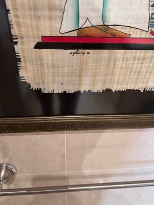 Egyptian Art on Papyrus Paper # 3