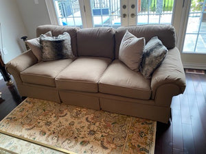 Elizabeth Interiors Light Brown Sofa # 1