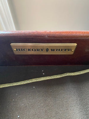 Hickory White Mahogany Console Table