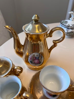 'Foreign China' Gold Tea Set