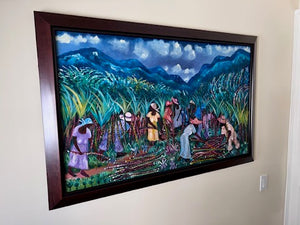 Framed Original Painting by R. Stewart 2004