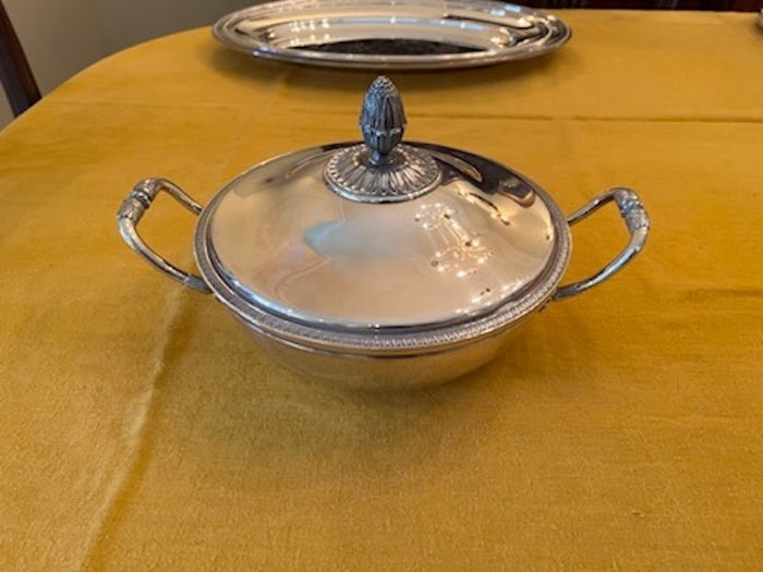 Christofle France, Silverplate Covered Serving Dish