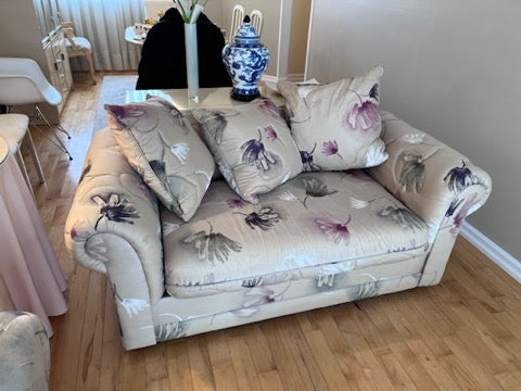 Vintage Upholstered Love Seat