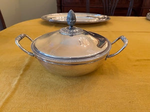 Christofle France, Silverplate Covered Serving Dish