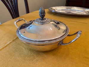 Christofle France, Silverplate Covered Serving Dish