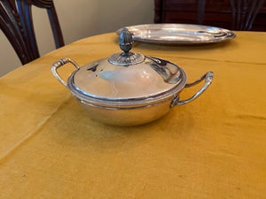 Christofle France, Silverplate Covered Serving Dish