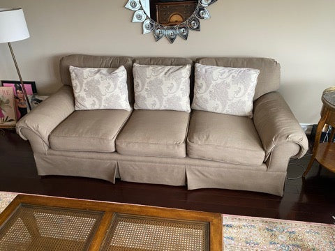 Elizabeth Interiors Light Brown Sofa # 2