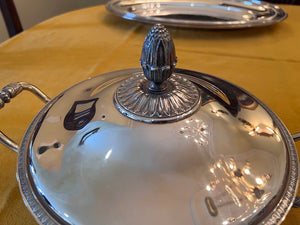 Christofle France, Silverplate Covered Serving Dish