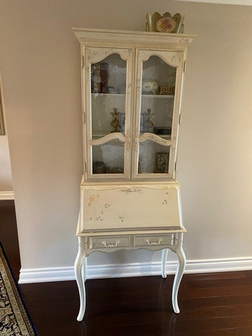 Ethan Allen White Secretary Desk