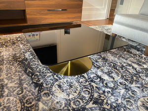 Tom Dixon Modern Flash Coffee Table, Square Brass