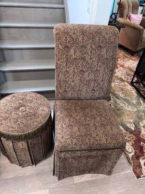 Bombay Company- 2 Bellingham Chairs + Ottoman