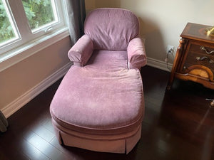 Ethan Allen Purple Chaise