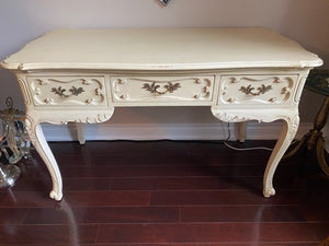White Painted Traditional Desk