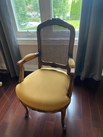 Traditional Cane Back Armchair