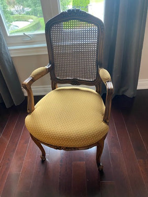 Traditional Cane Back Armchair