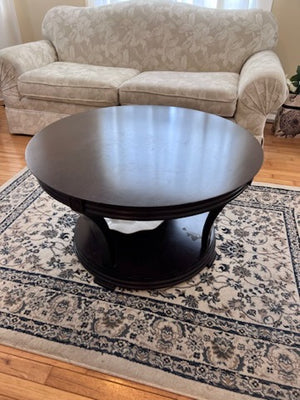 Round Wood Coffee Table