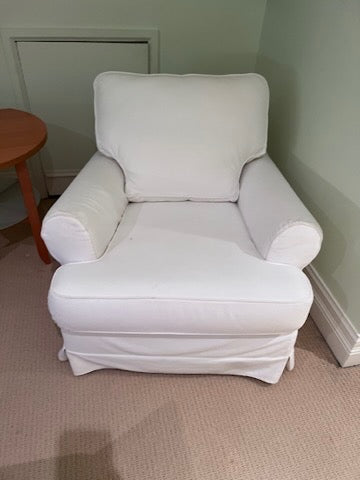IKEA White Uppland Armchair