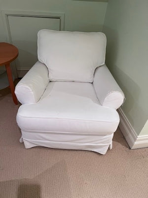 IKEA White Uppland Armchair