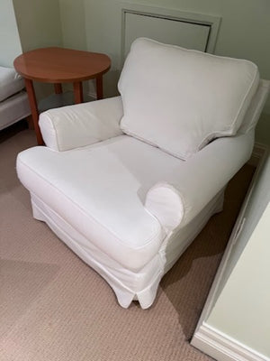 IKEA White Uppland Armchair