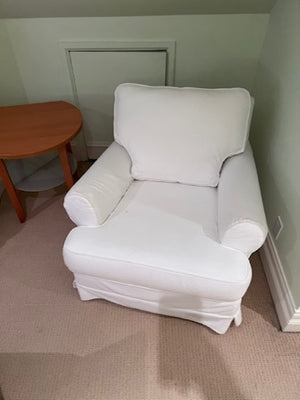 IKEA White Uppland Armchair