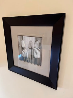 Black Framed Print- Flowers