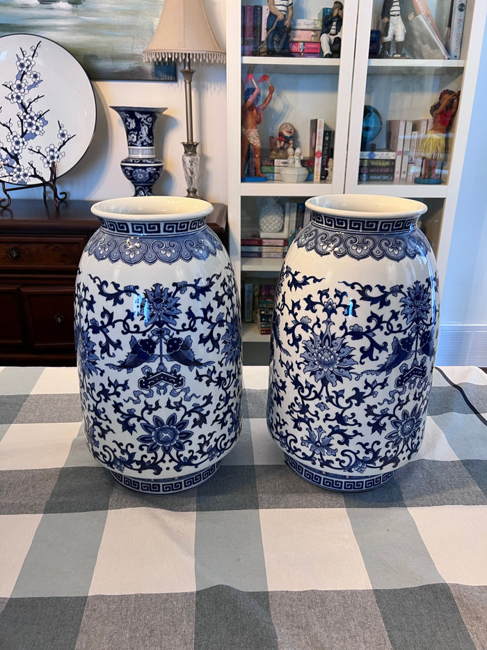 Pair of Bombay Company Large Vases