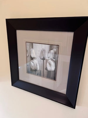 Black Framed Print- Flowers