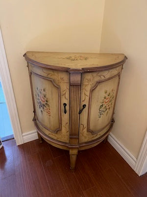 Small Demilune Cabinet