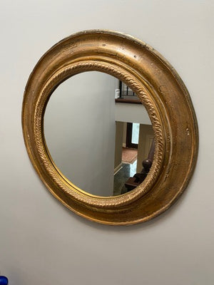Round Gold Mirror