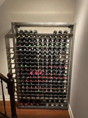 "Welding Ideas" Large Metal Wine Rack