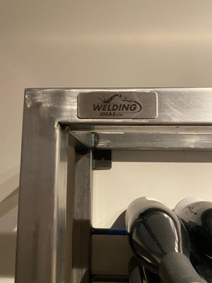 "Welding Ideas" Large Metal Wine Rack