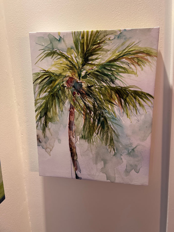 Palm Breezes 1 & 2 - Canvas Print by Carol Robinson