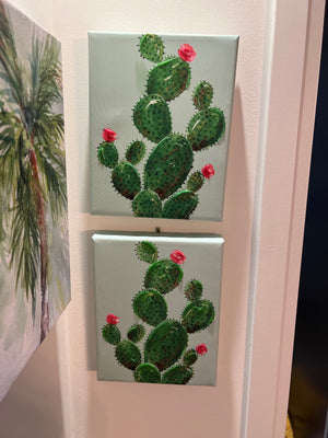 2 Cactus Wall Art- Pier 1