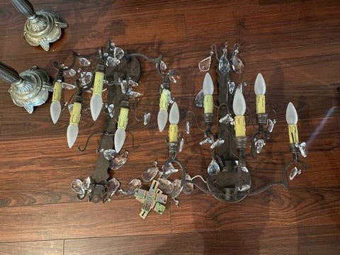 2 Pendant Wall Sconces