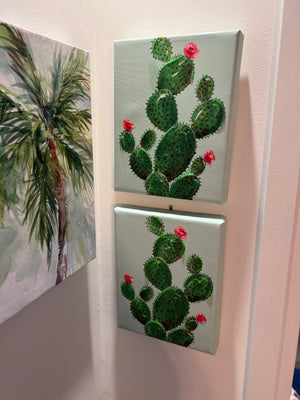 2 Cactus Wall Art- Pier 1
