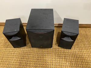 2 Cerwin-Vega! CLSC-6 Speakers + Cerwin-Vega! CLS-12S Centre Speaker