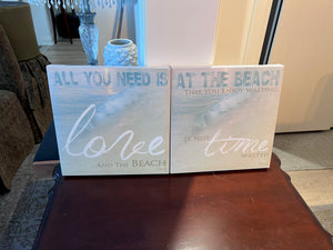 2 At the Beach Wall Art