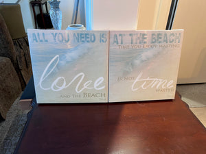 2 At the Beach Wall Art