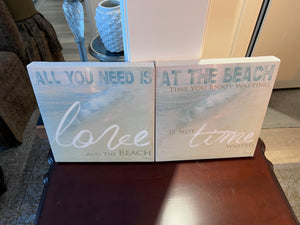 2 At the Beach Wall Art