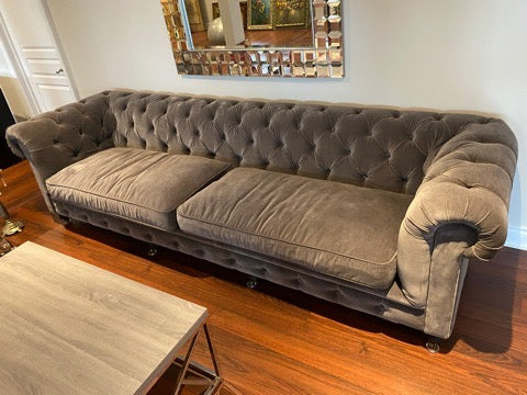 Restoration Hardware Kensington Collection Grey Sofa